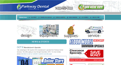 Desktop Screenshot of parkwaydental.com